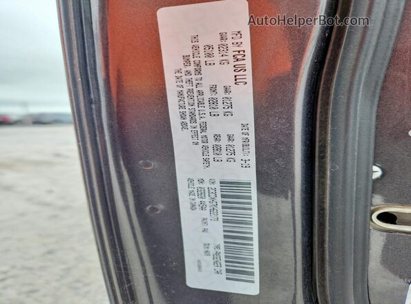 2C3CDXHG7KH622173 2019 DODGE CHARGER Угольный Вид подкапотного пространства