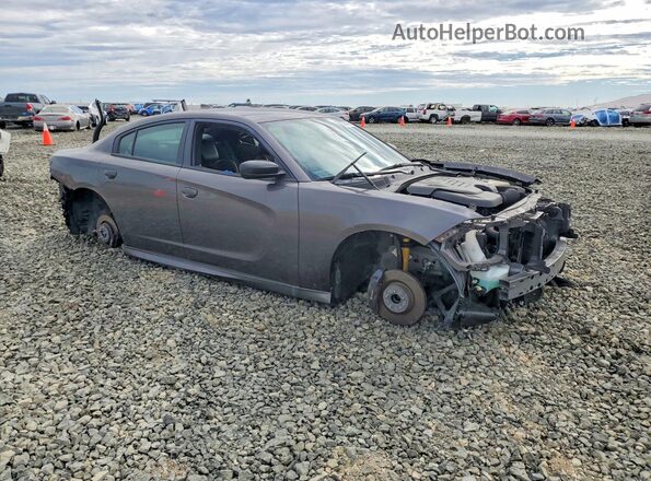 2C3CDXHG7NH157950 2022 DODGE CHARGER Серый Передняя правая четверть