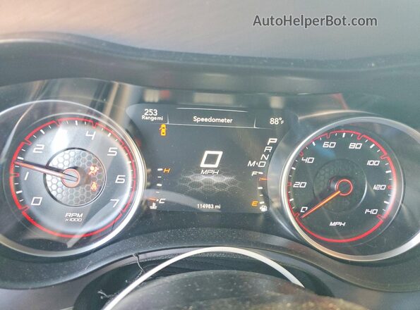 2C3CDXHG8LH166962 2020 DODGE CHARGER Gray Instrument cluster view