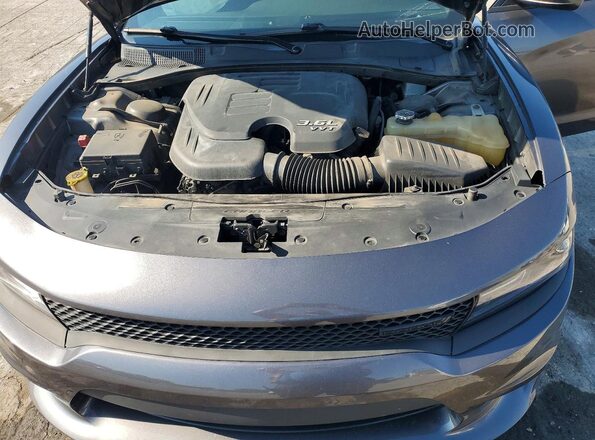 2C3CDXHG8LH166962 2020 DODGE CHARGER Gray Rear interior view