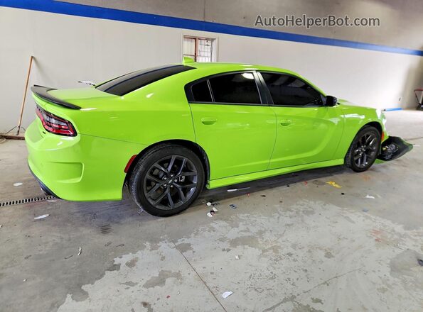2C3CDXHG9PH701478 2023 DODGE CHARGER Green Задня права чверть