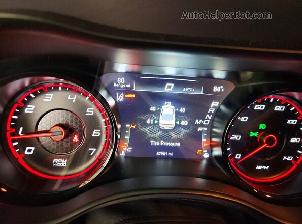 2C3CDXHG9PH701478 2023 DODGE CHARGER Green Вид щитка приладів