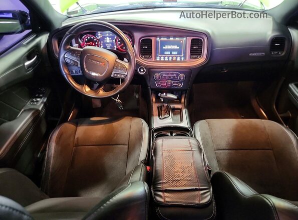 2C3CDXHG9PH701478 2023 DODGE CHARGER Green Вид панелі приладів