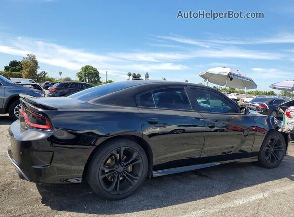 2C3CDXHGXNH169798 2022 DODGE CHARGER Black Հետևի աջ
