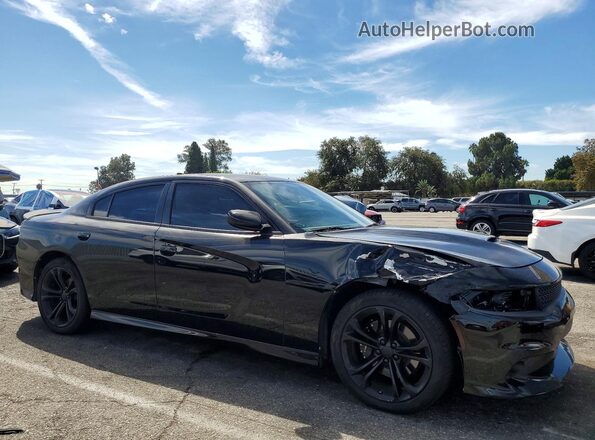 2C3CDXHGXNH169798 2022 DODGE CHARGER Black Առջևի աջ