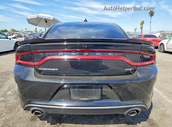 2C3CDXHGXNH169798 2022 DODGE CHARGER Black Հետևի տեսք