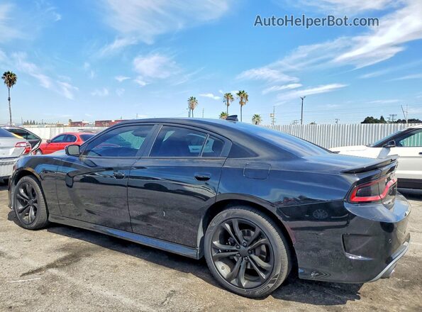 2C3CDXHGXNH169798 2022 DODGE CHARGER Black Հետևի ձախ
