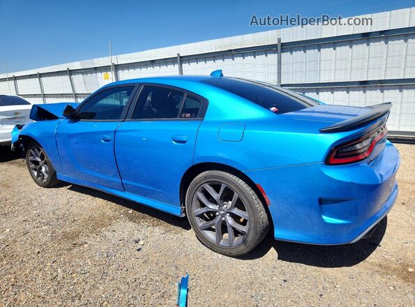 2C3CDXHGXPH663744 2023 DODGE CHARGER Blue Rear left