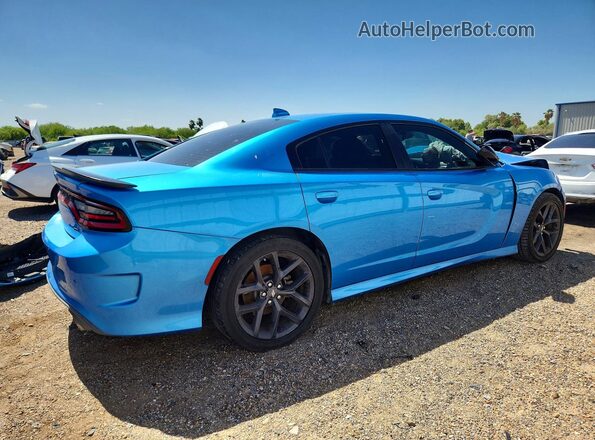 2C3CDXHGXPH663744 2023 DODGE CHARGER Blue Rear right
