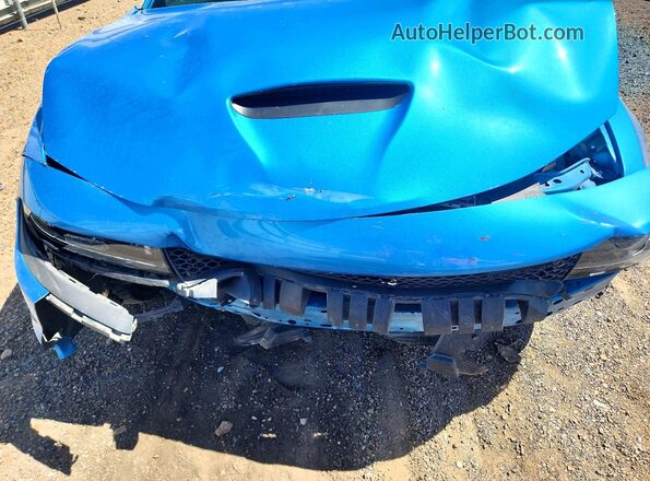 2C3CDXHGXPH663744 2023 DODGE CHARGER Blue Rear interior view