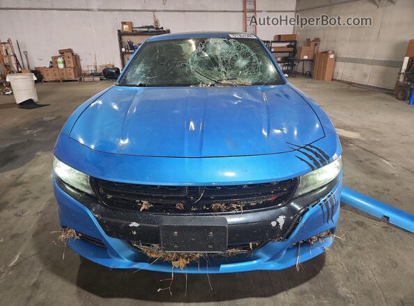 2C3CDXJG0PH675959 2023 DODGE CHARGER Blue Widok z przodu