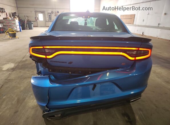 2C3CDXJG0PH675959 2023 DODGE CHARGER Blue Widok z tyłu