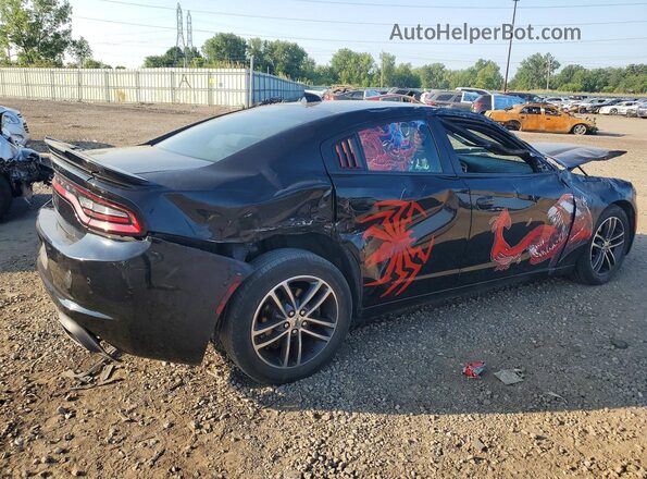 2C3CDXJG1KH651128 2019 DODGE CHARGER Black Tył prawy