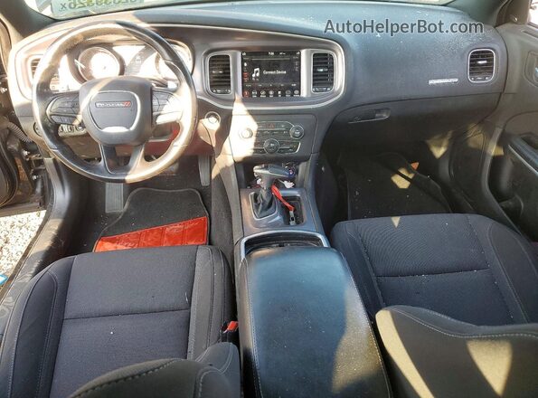 2C3CDXJG1KH651128 2019 DODGE CHARGER Black Widok deski rozdzielczej