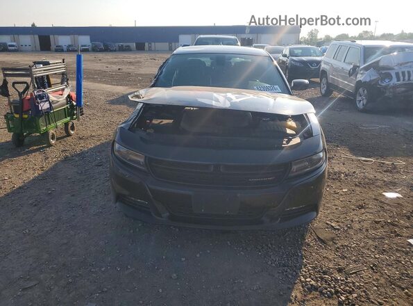 2C3CDXJG1KH651128 2019 DODGE CHARGER Black Widok z przodu