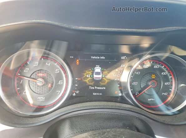2C3CDXJG1KH651128 2019 DODGE CHARGER Black Widok zestawu wskaźników