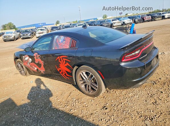 2C3CDXJG1KH651128 2019 DODGE CHARGER Black Tył lewy
