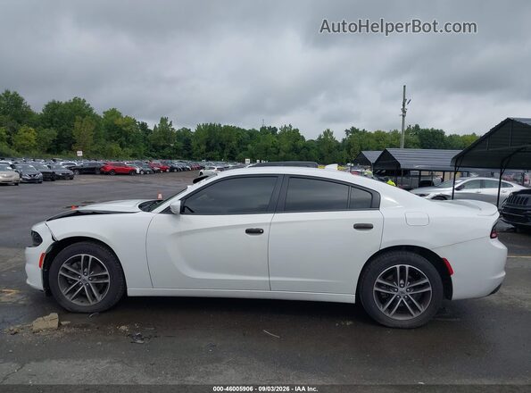 2C3CDXJG2KH757880 2019 DODGE CHARGER Белый Панорамный вид салона 360°