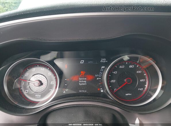 2C3CDXJG2KH757880 2019 DODGE CHARGER Белый Вид задних сидений