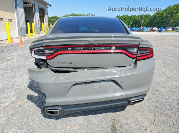 2C3CDXJG3KH706789 2019 DODGE CHARGER Silver Rear view