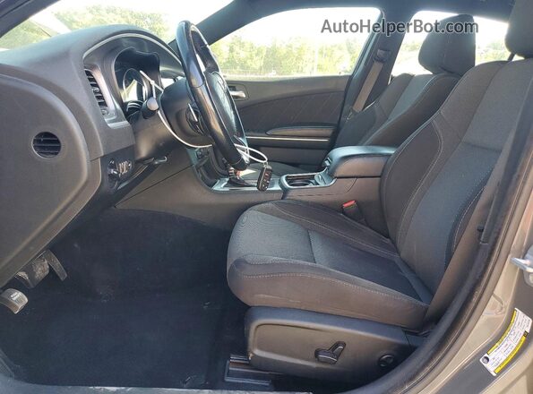 2C3CDXJG3KH706789 2019 DODGE CHARGER Silver Front interior view