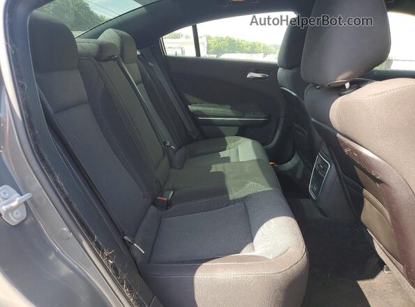 2C3CDXJG3KH706789 2019 DODGE CHARGER Silver Rear seats view