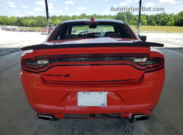 2C3CDXJG3MH682917 2021 DODGE CHARGER Red Вид ззаду