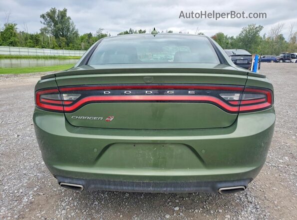 2C3CDXJG5KH580189 2019 DODGE CHARGER Green უკანა ხედი