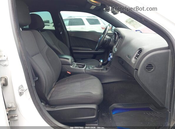 2C3CDXJG6GH160738 2016 DODGE CHARGER White Widok wnętrza z przodu