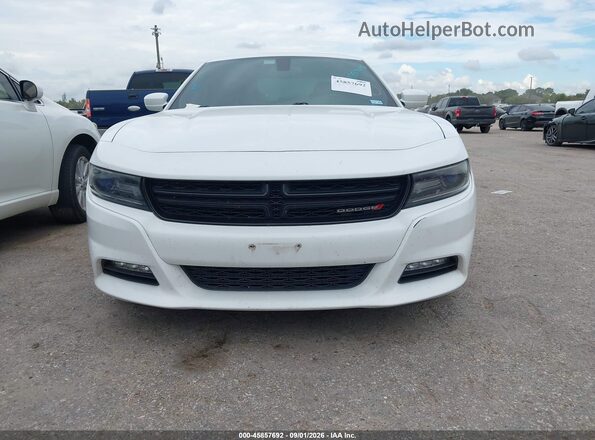 2C3CDXJG6GH160738 2016 DODGE CHARGER White Widok zestawu wskaźników