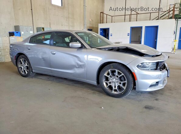 2C3CDXJG6GH304059 2016 DODGE CHARGER Silver Przód prawy