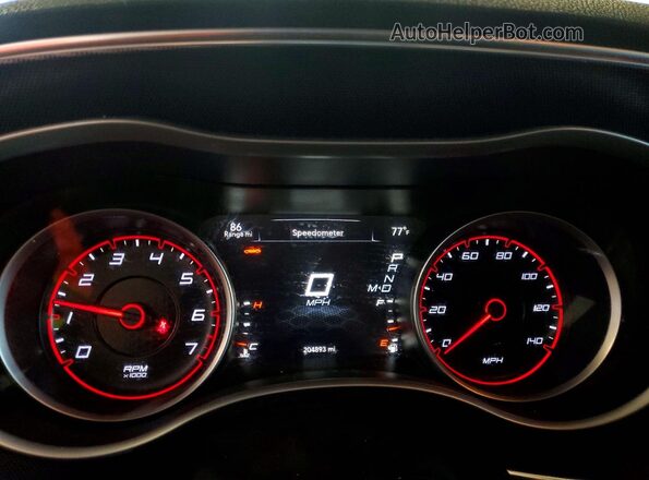 2C3CDXJG6GH304059 2016 DODGE CHARGER Silver Widok zestawu wskaźników