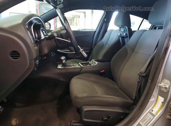 2C3CDXJG6GH304059 2016 DODGE CHARGER Silver Widok wnętrza z przodu