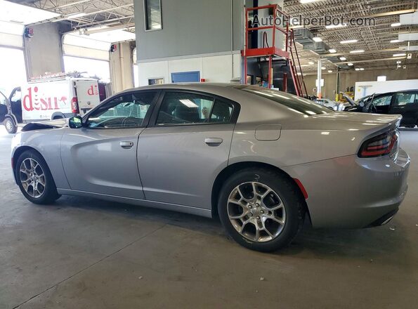 2C3CDXJG6GH304059 2016 DODGE CHARGER Silver Tył lewy