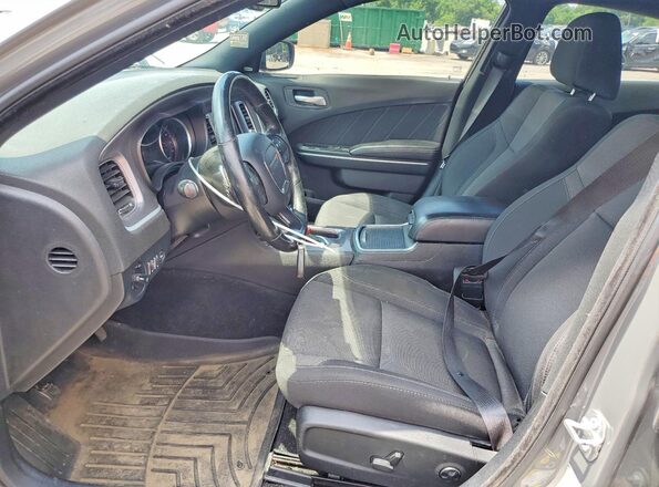 2C3CDXJG6KH542339 2019 DODGE CHARGER Gray Front interior view
