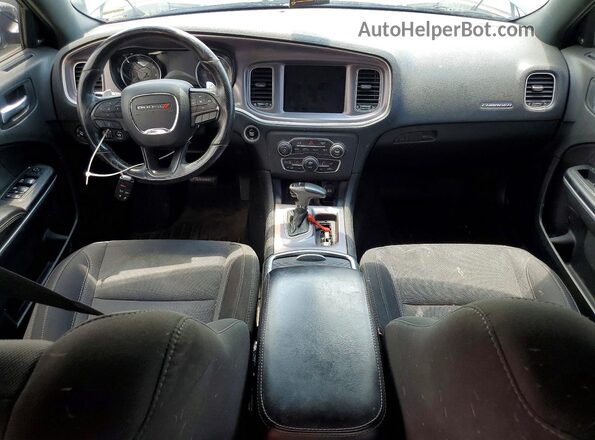 2C3CDXJG6KH542339 2019 DODGE CHARGER Gray Dashboard view
