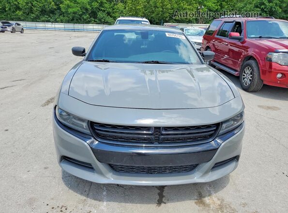 2C3CDXJG6KH542339 2019 DODGE CHARGER Gray Front view