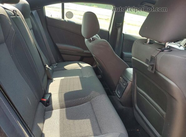 2C3CDXJG6KH615757 2019 DODGE CHARGER Gray უკანა სავარძლების ხედი