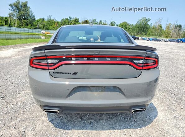2C3CDXJG6KH615757 2019 DODGE CHARGER Gray უკანა ხედი