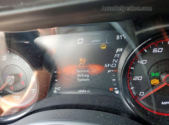 2C3CDXJG6KH615757 2019 DODGE CHARGER Gray ხელსაწყოთა პანელის ხედი