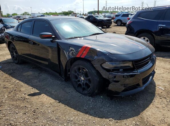2C3CDXJG7GH283643 2016 DODGE CHARGER Black Առջևի աջ