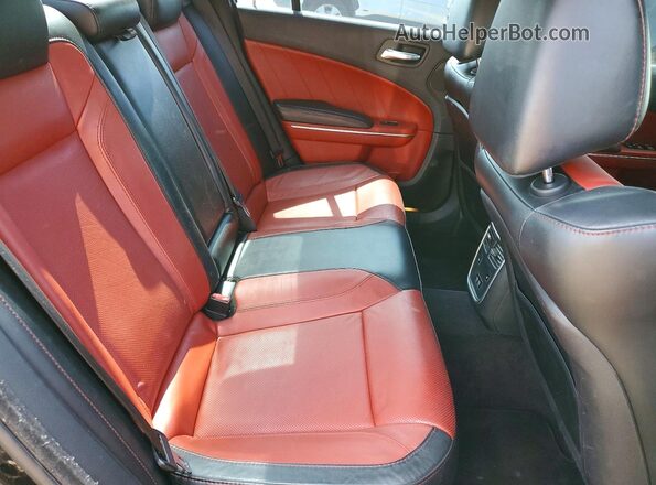 2C3CDXJG7GH283643 2016 DODGE CHARGER Black Հետևի նստատեղերի տեսք