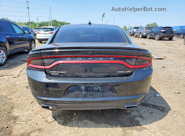 2C3CDXJG7GH283643 2016 DODGE CHARGER Black Հետևի տեսք