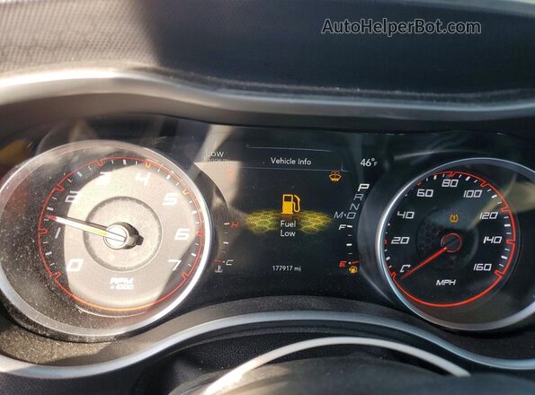 2C3CDXJG8JH277728 2018 DODGE CHARGER Silver Вид щитка приладів