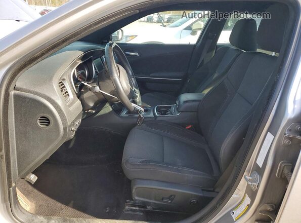 2C3CDXJG8JH277728 2018 DODGE CHARGER Silver Вид салону спереду