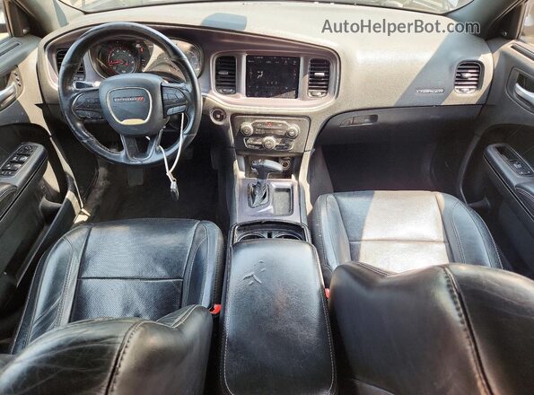 2C3CDXJG9HH576655 2017 DODGE CHARGER Black წინა პანელის ხედი