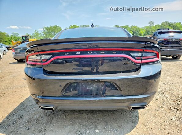 2C3CDXJG9HH576655 2017 DODGE CHARGER Black უკანა ხედი