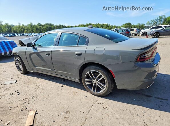 2C3CDXJG9KH555358 2019 DODGE CHARGER Gray Задня ліва чверть