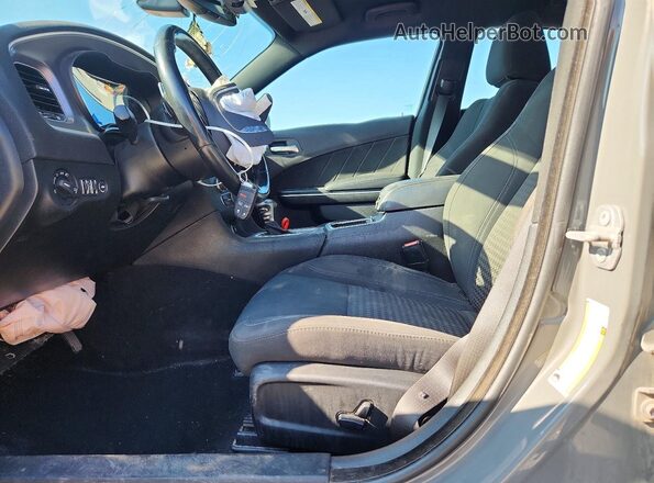 2C3CDXJG9KH555358 2019 DODGE CHARGER Gray Вид салону спереду