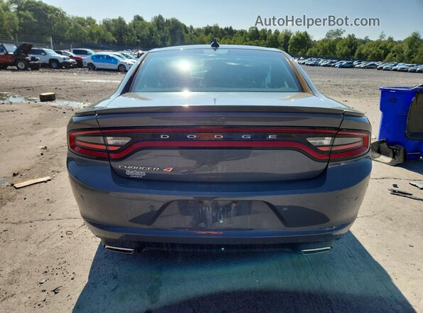 2C3CDXJG9KH555358 2019 DODGE CHARGER Gray Вид ззаду